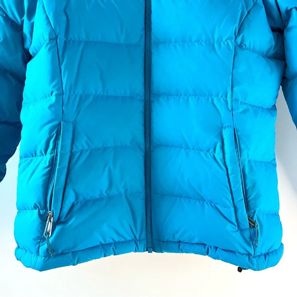 THE NORTH FACE | Nuptse 700 Goose Down Blue Teal Aqua Puffer Jacket Size small - Picture 3 of 16